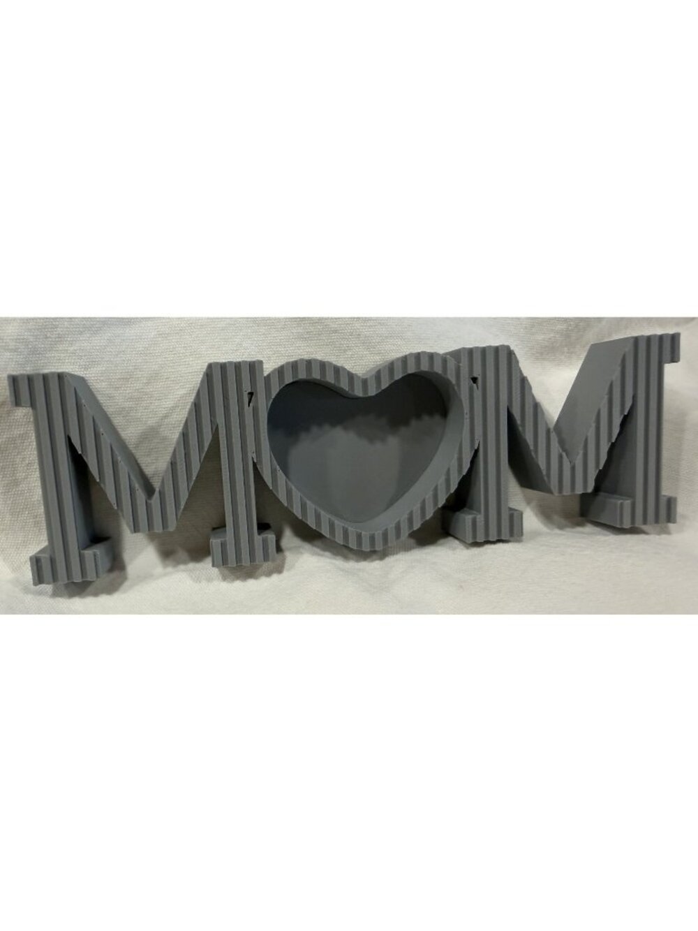 Mom 3D Logo Sign Mother Sign Display Shelf Picture Frame
